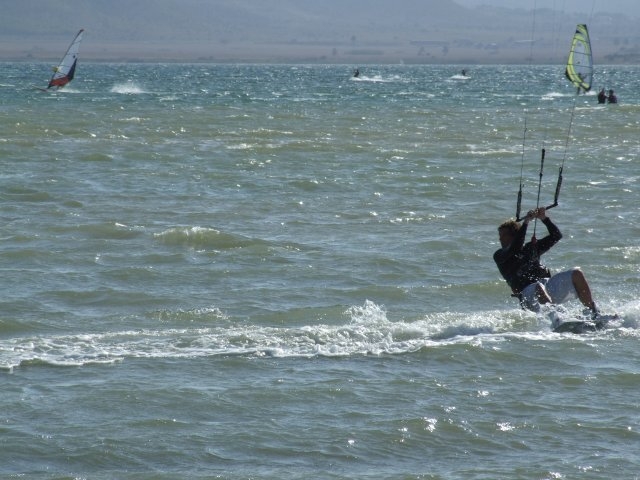  风筝冲浪下午